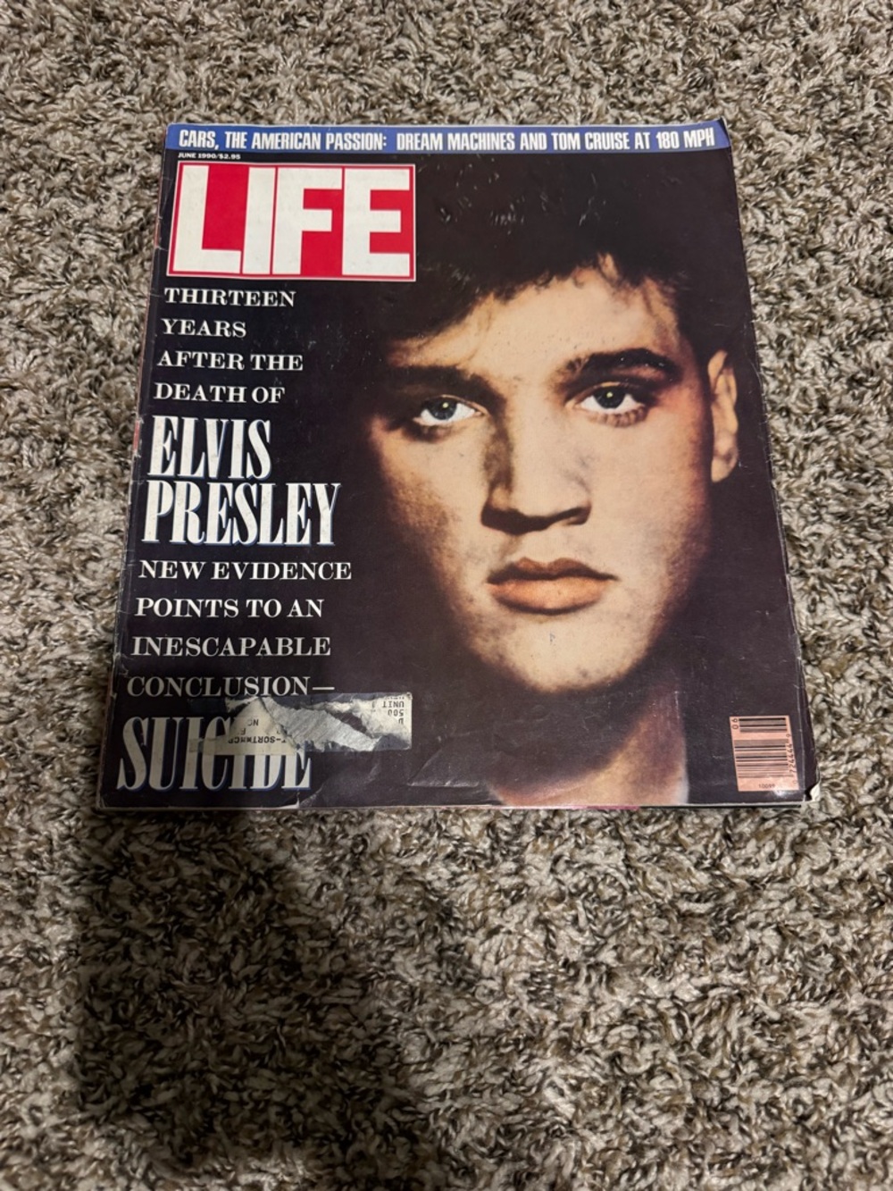 Elvis Presley Cover of Life Magazine Eisenhower Excellent Condition June 1990